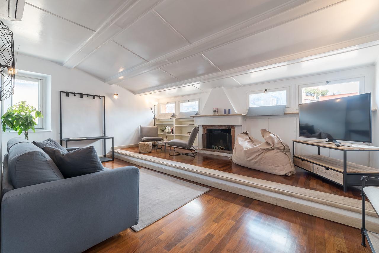 Cs Campo De'Fiori - Navona Amazing Terrace Apartment โรม ภายนอก รูปภาพ